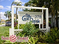 Cape Royale Condominiums Community Sign